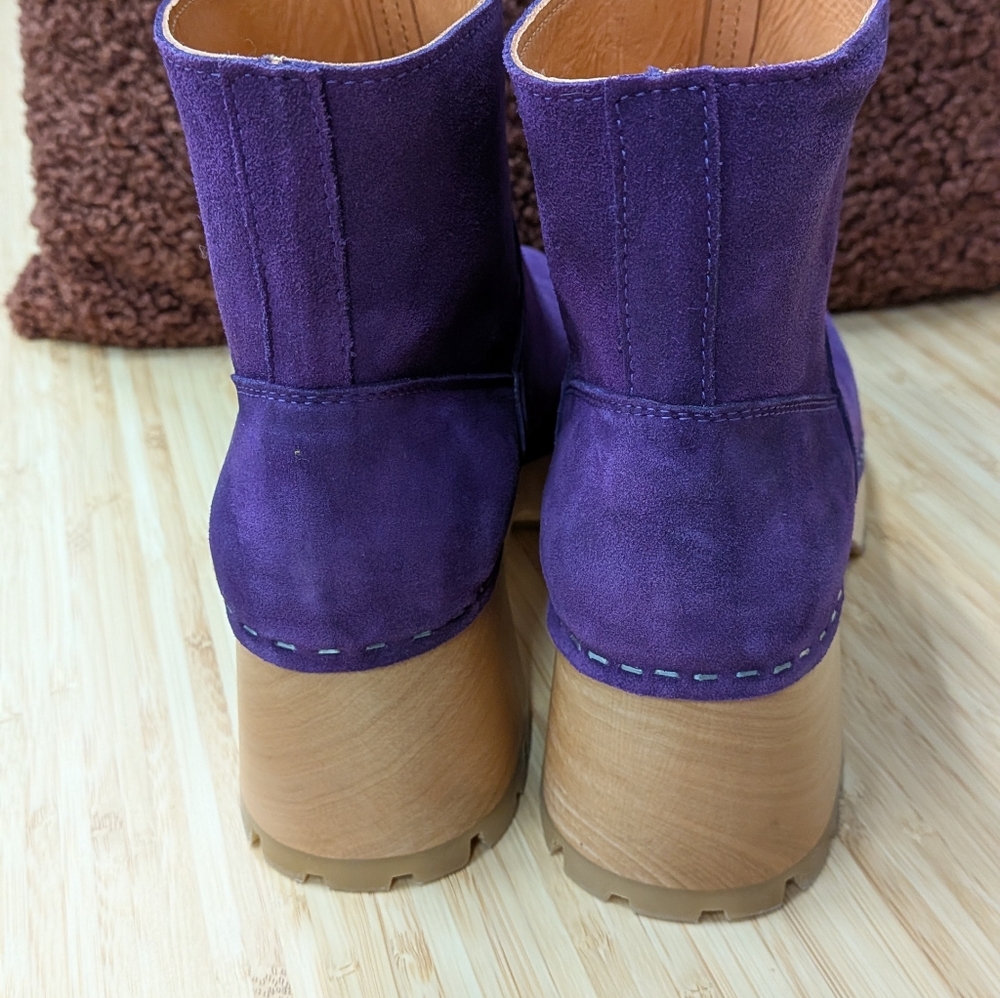 Swedish Hasbeens Viola Clog Boots. New - Picture 6 of 13